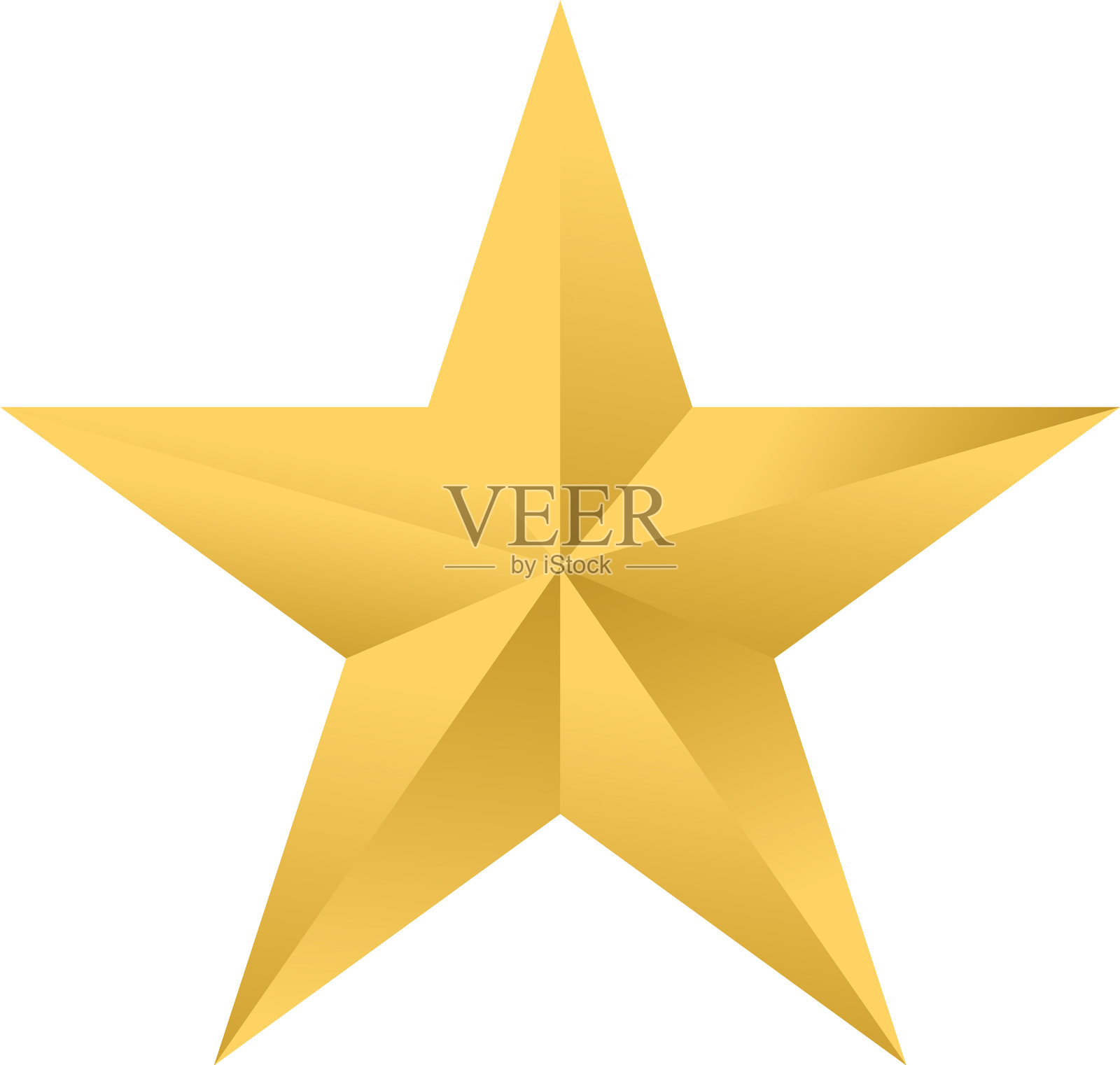 金星装饰形成孤立的图标图标素材