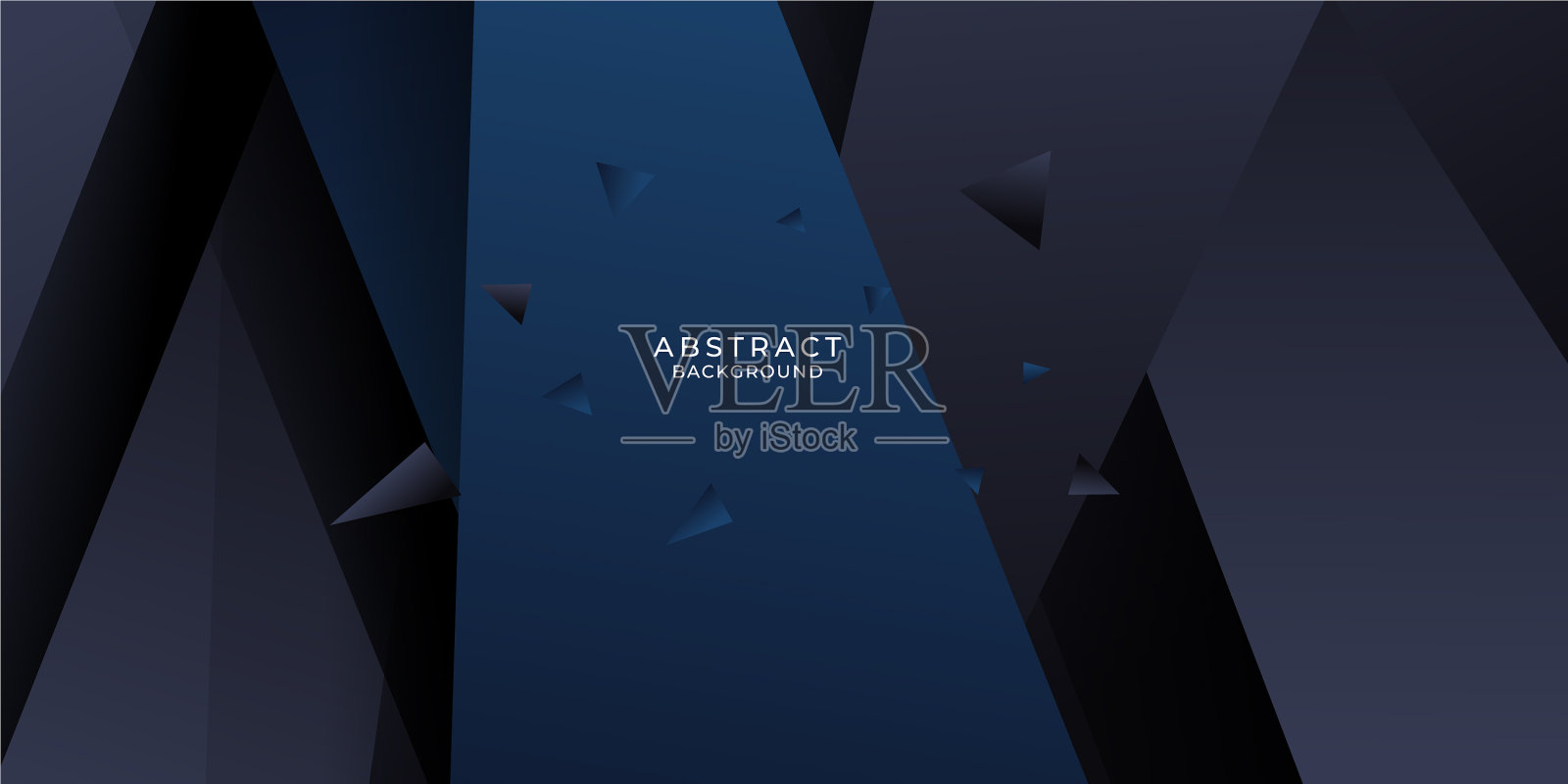 三维现代重叠抽象呈现插画图片素材