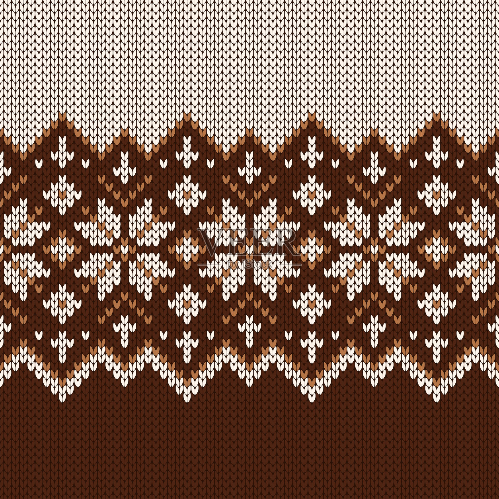 挪威本土风格毛衣fair isle设计插画图片素材