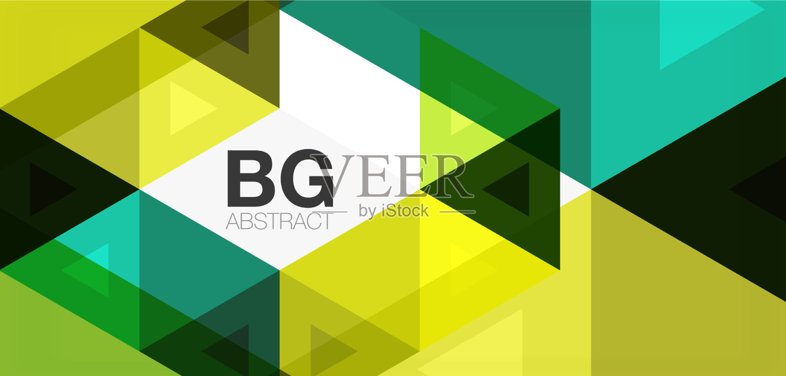 镶嵌三角形图案为抽象背景插画图片素材