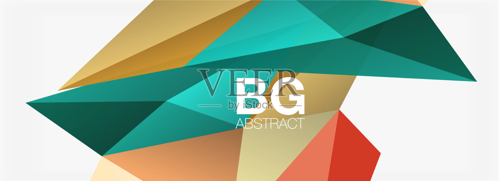 3d马赛克抽象背景低聚形状插画图片素材