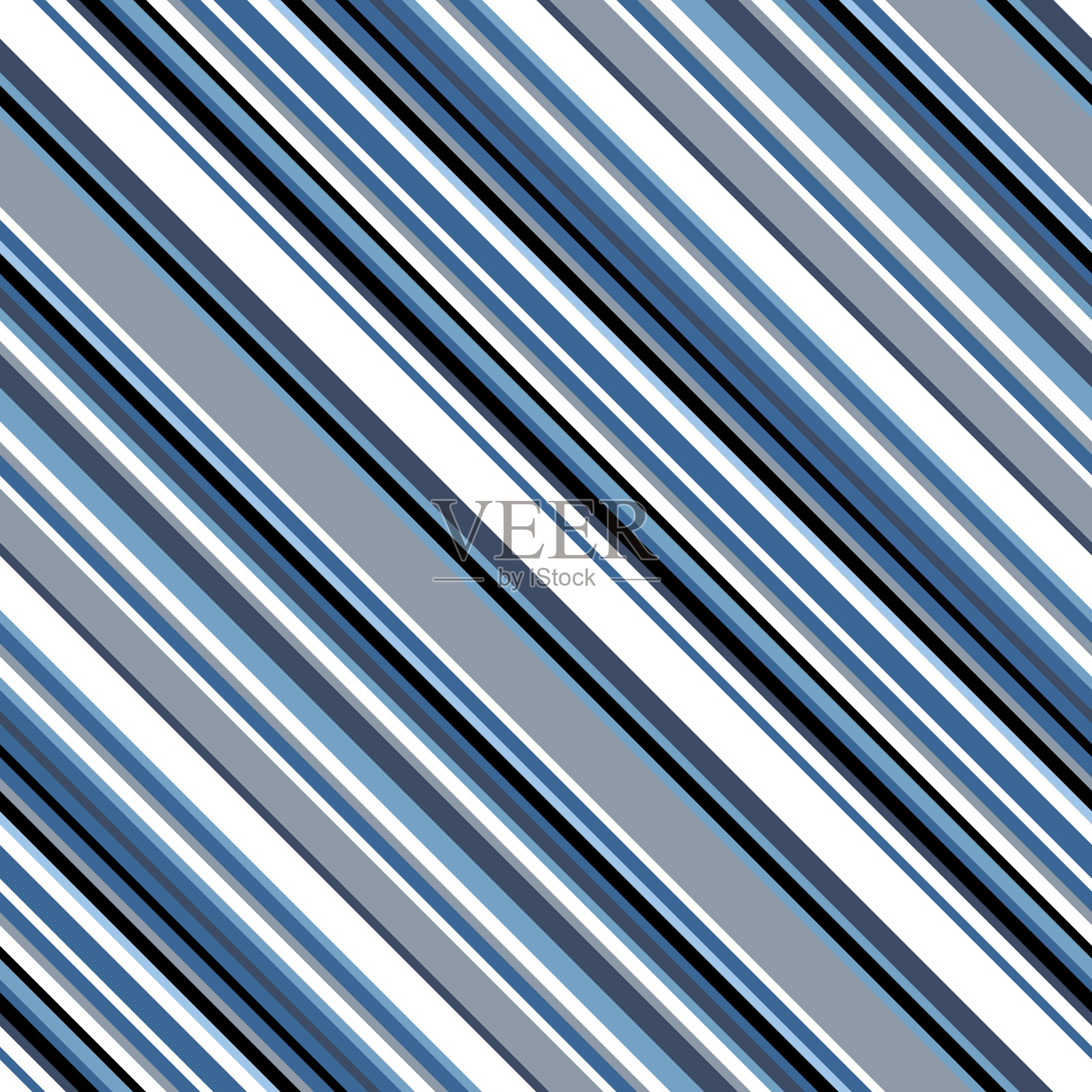 无缝图案与斜色线插画图片素材