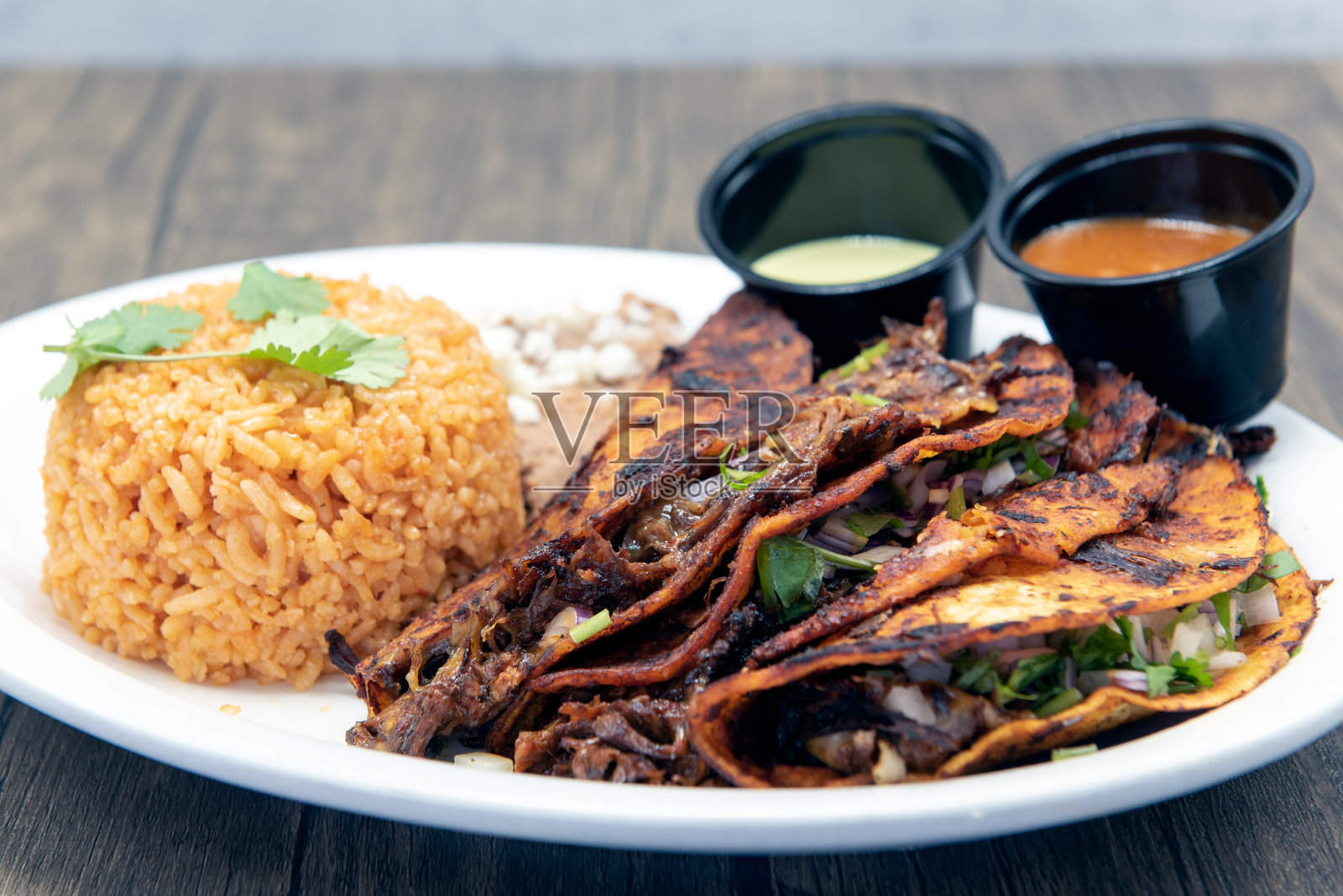 墨西哥食物的味道很好。照片摄影图片