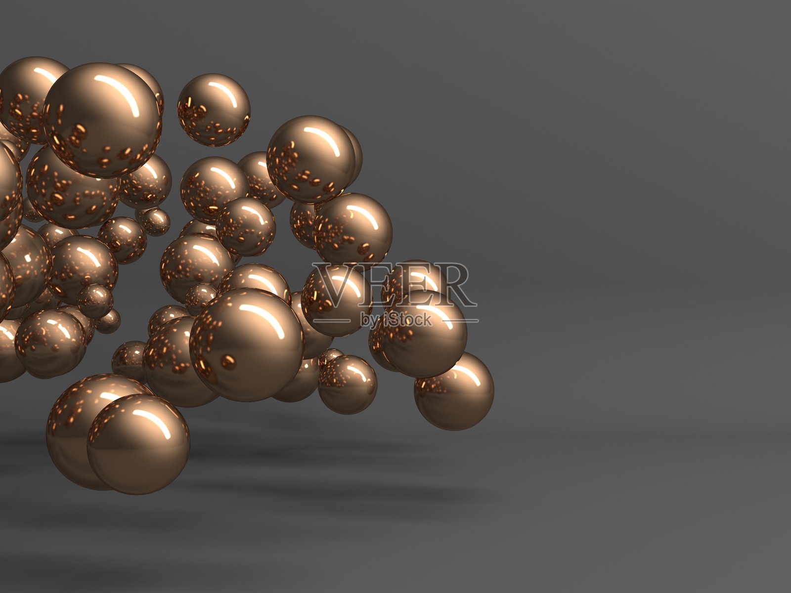 红色明亮闪亮的球体墙纸照片摄影图片