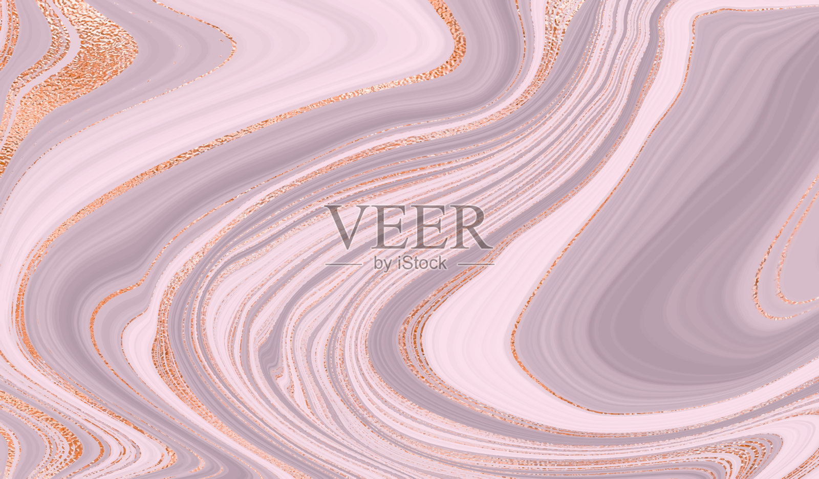 金粉色大理石设计。粉灰色大理石和金色的完美结合。伟大的背景，web，打印和更多。插画图片素材