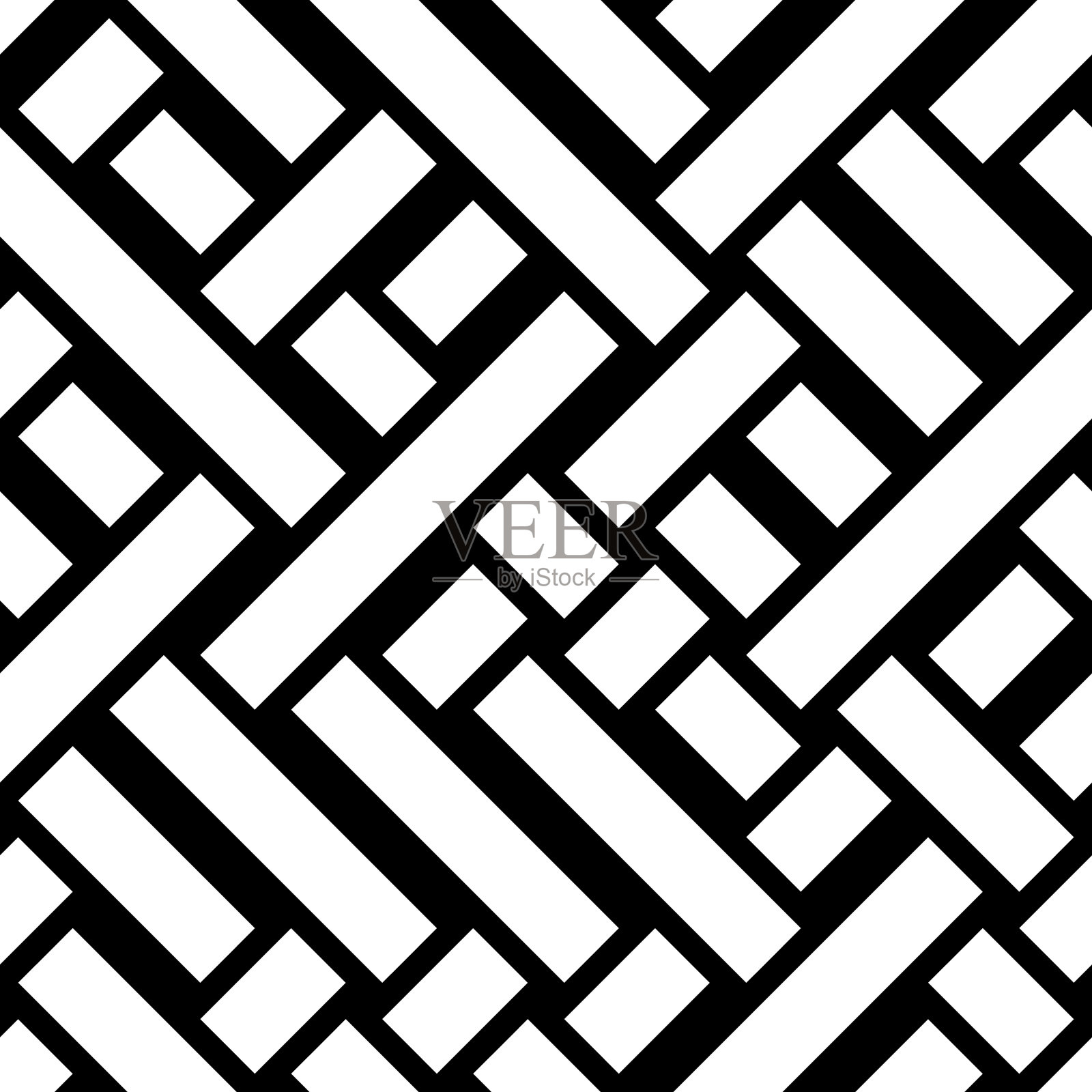 无缝模式与斜白色带插画图片素材