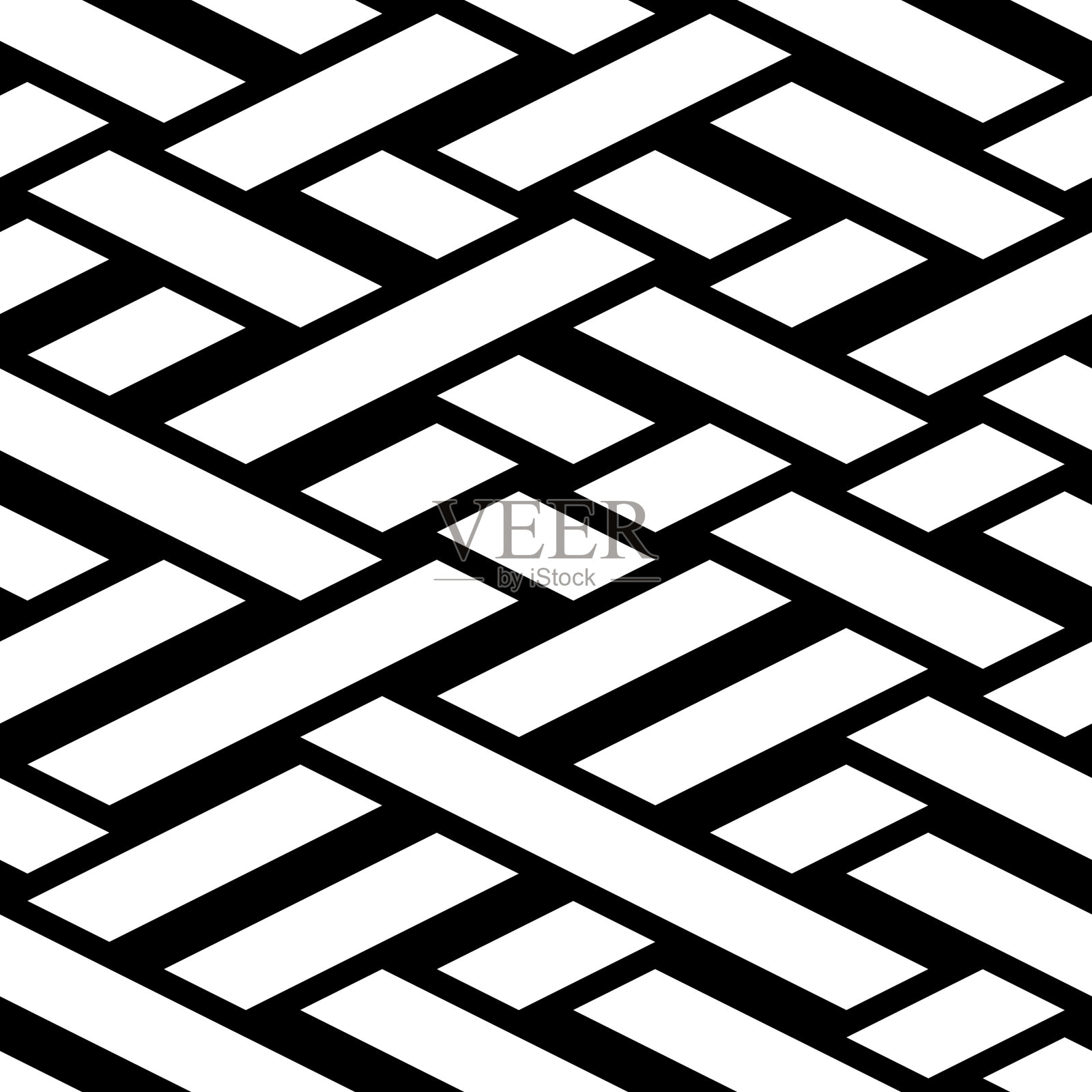 无缝模式与斜白色带插画图片素材