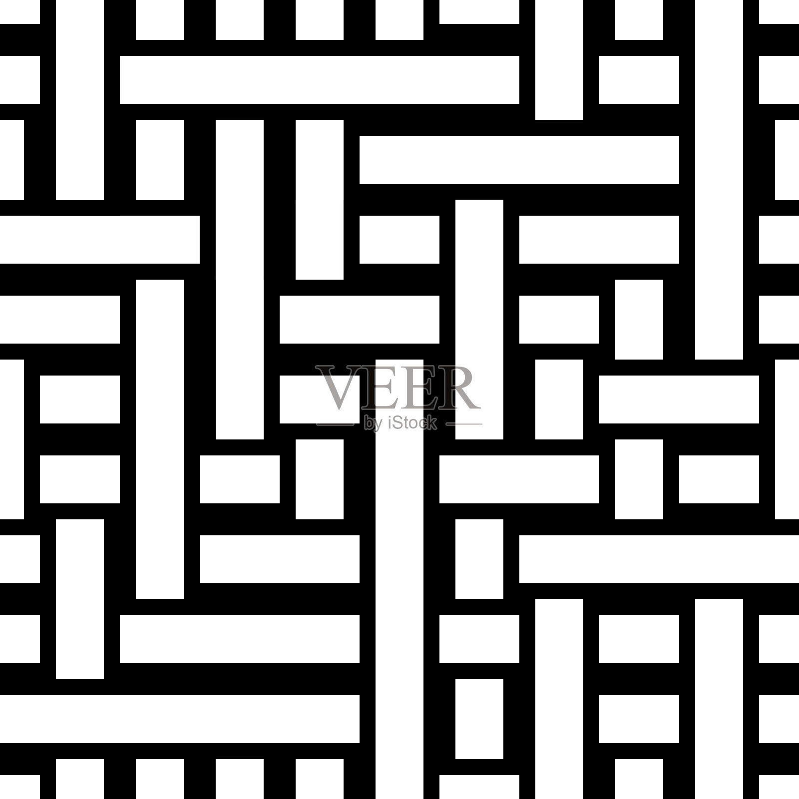 水平和垂直无缝模式插画图片素材