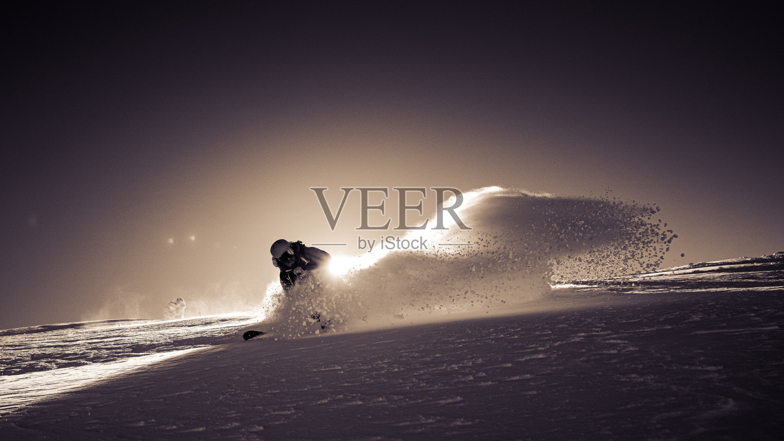 粉滑雪照片摄影图片