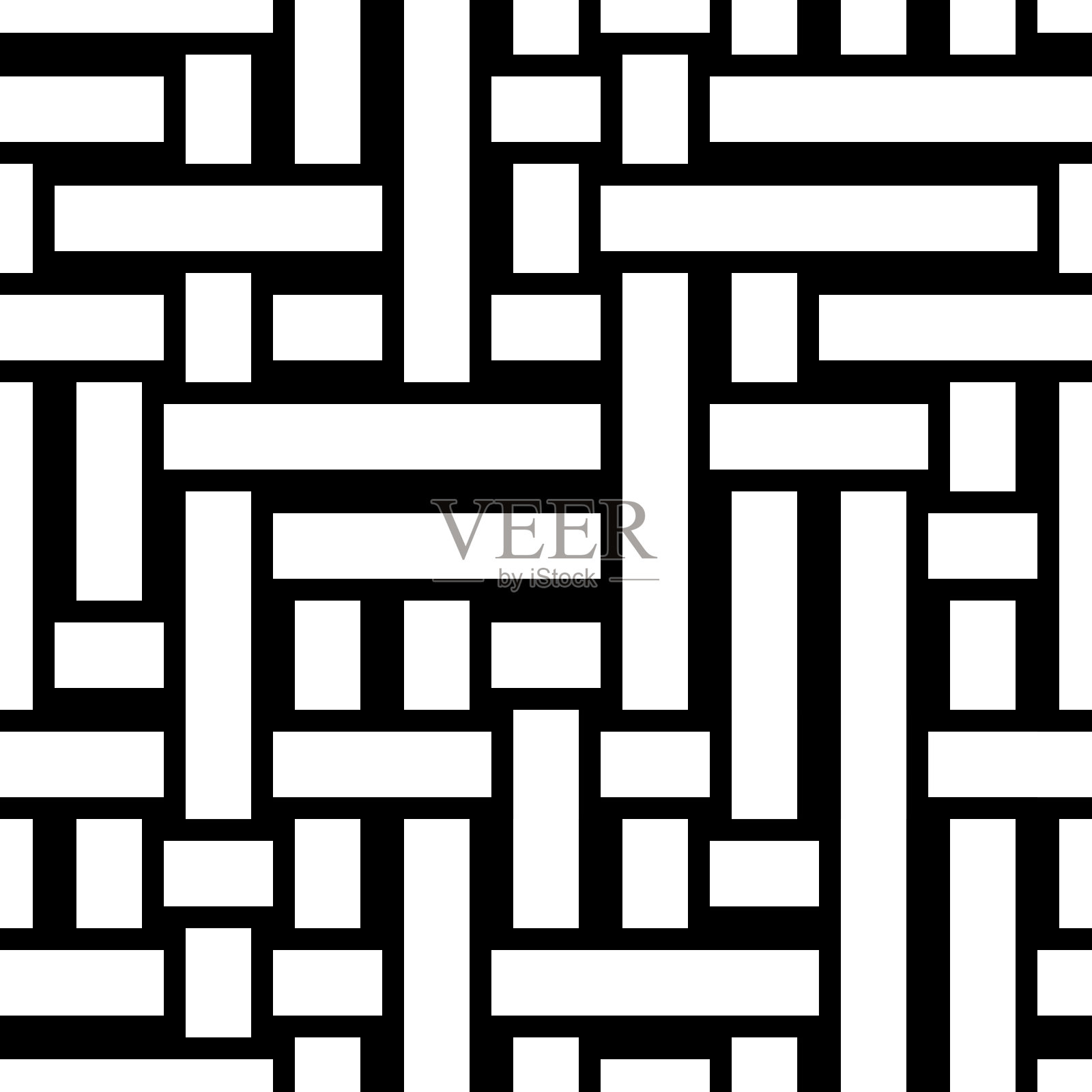 水平和垂直无缝模式插画图片素材