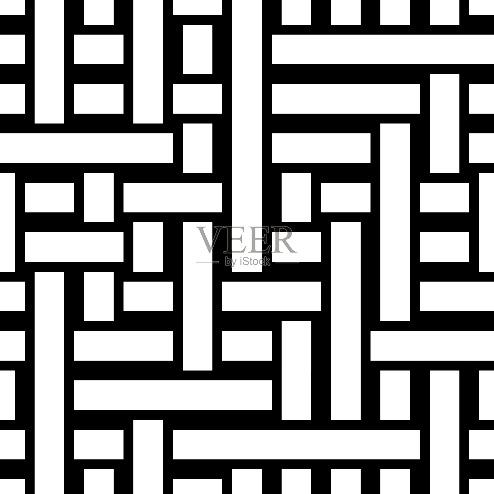 水平和垂直无缝模式插画图片素材