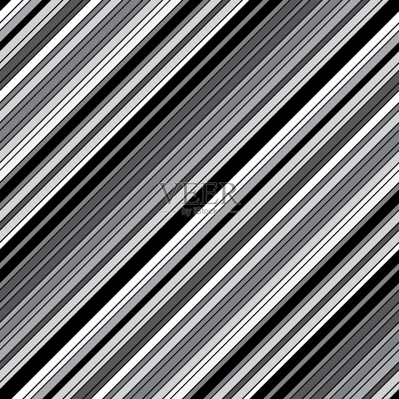 无缝模式与斜灰色线插画图片素材