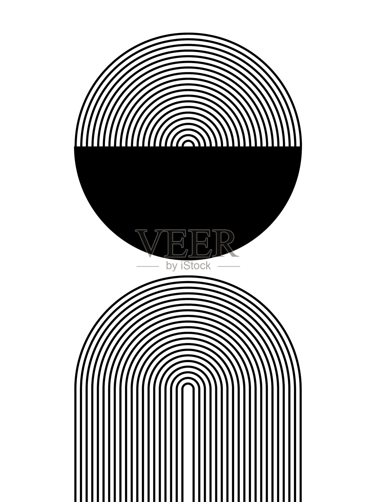 黑白现代海报艺术印刷设计元素图片