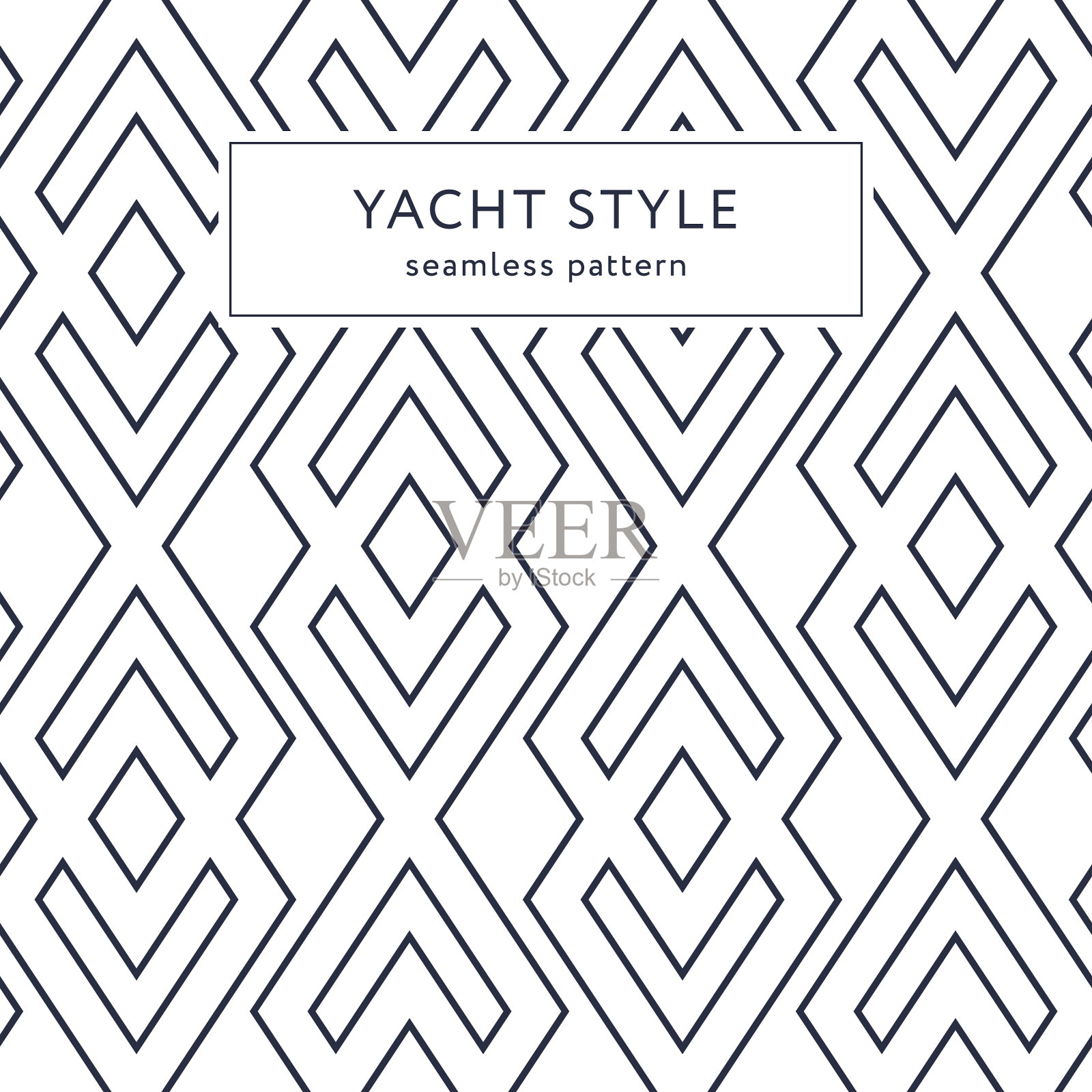 无缝模式与交叉线和菱形插画图片素材