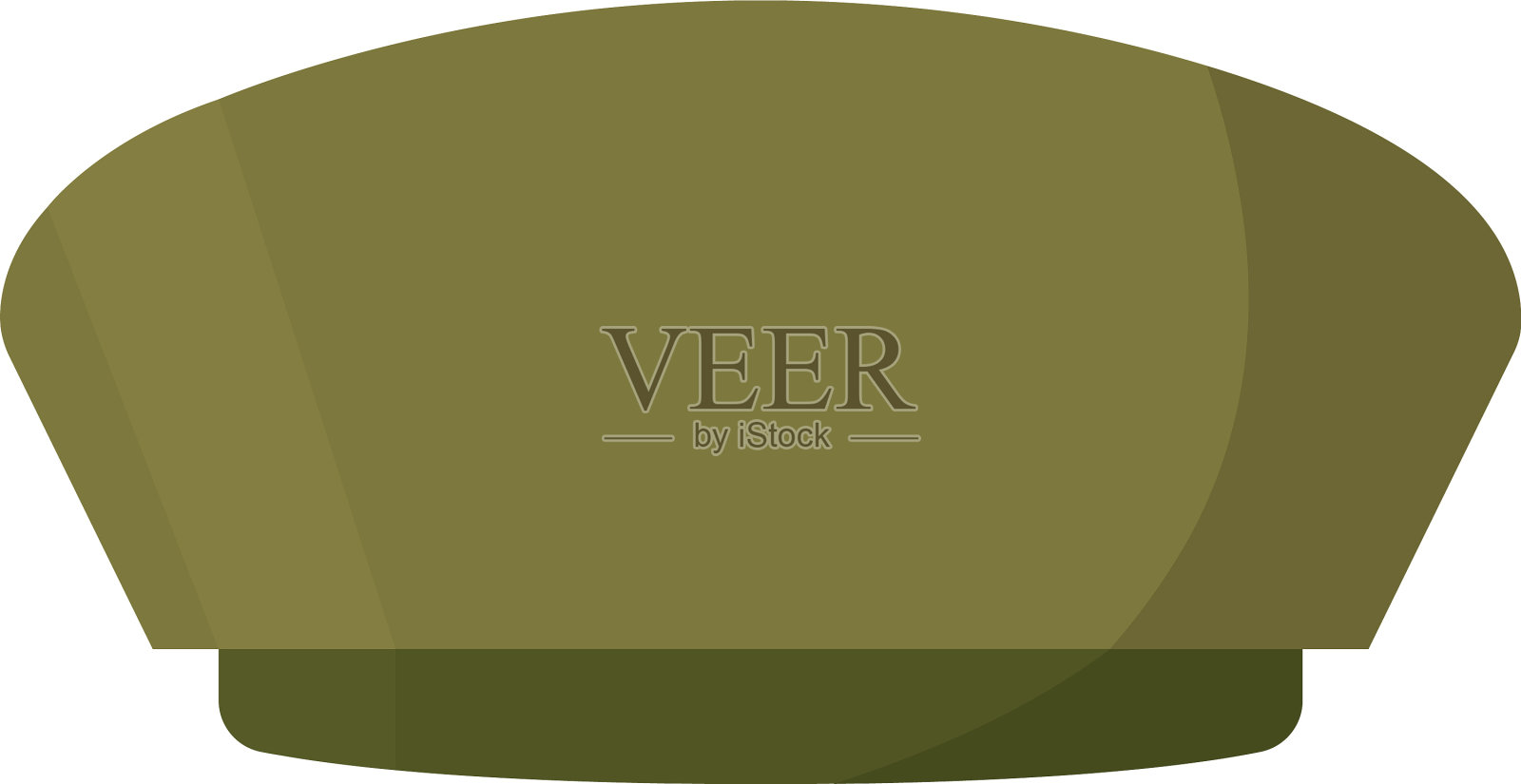 孤立士兵帽图标插画图片素材