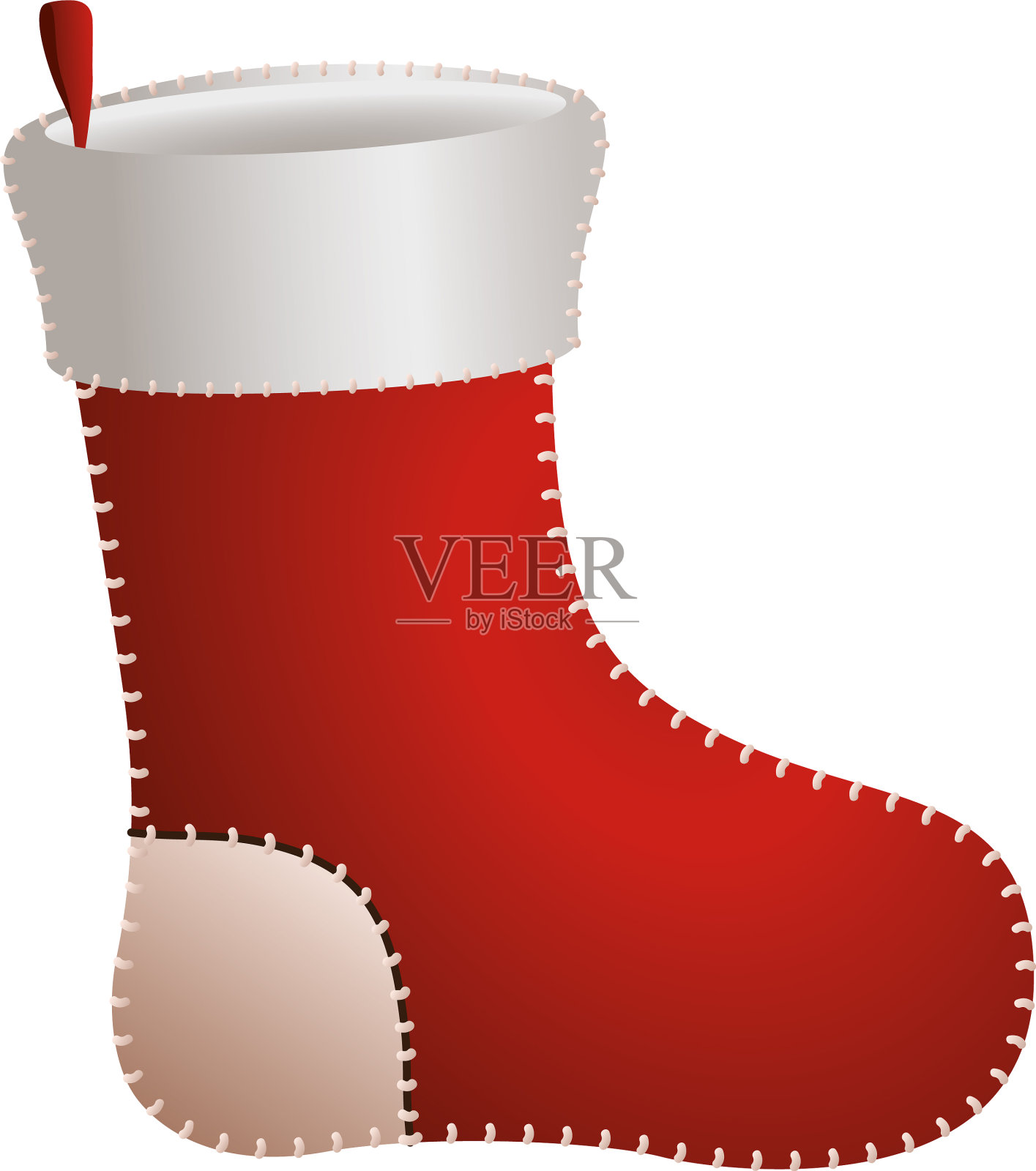 圣诞老人靴子快乐快乐设计元素图片