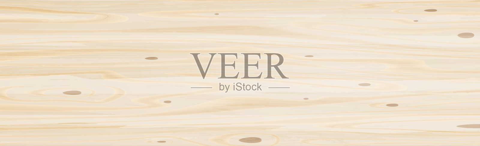 现实的大板轻胶合板，木材纹理-向量插画图片素材