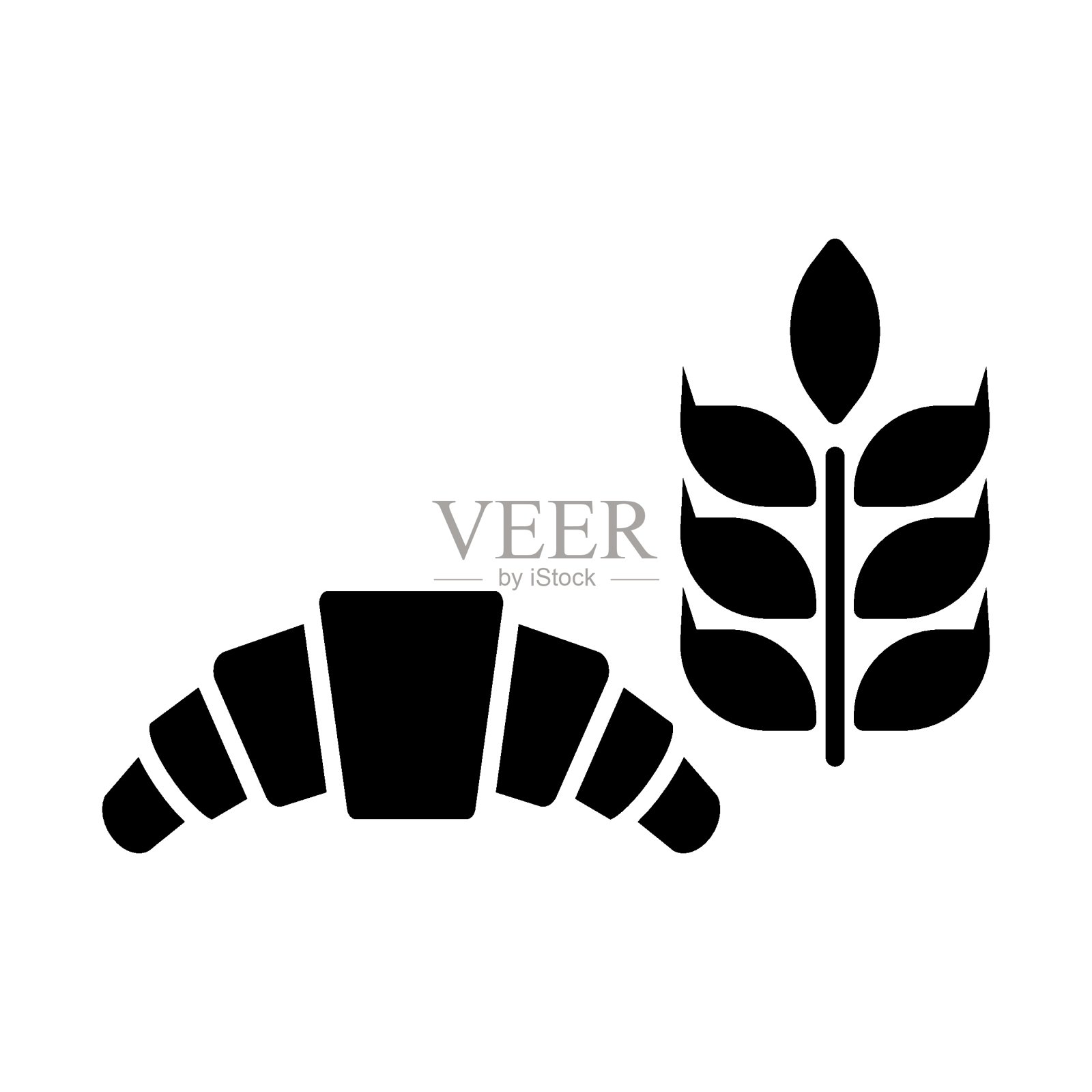 新月插画图片素材