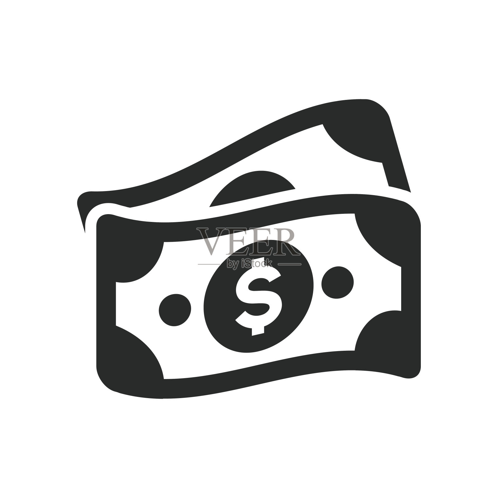 美元货币图标矢量设计插图图标素材