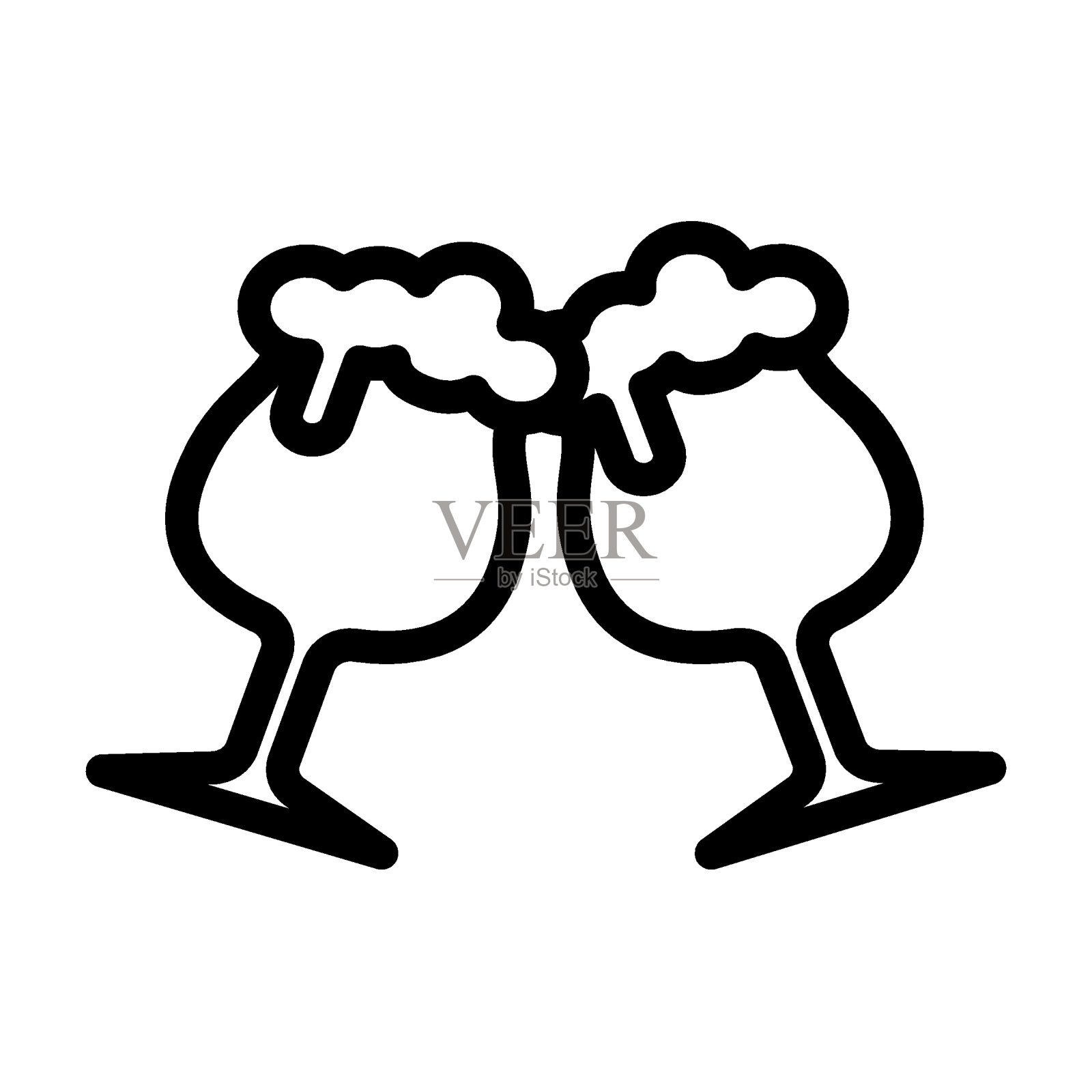 啤酒插画图片素材