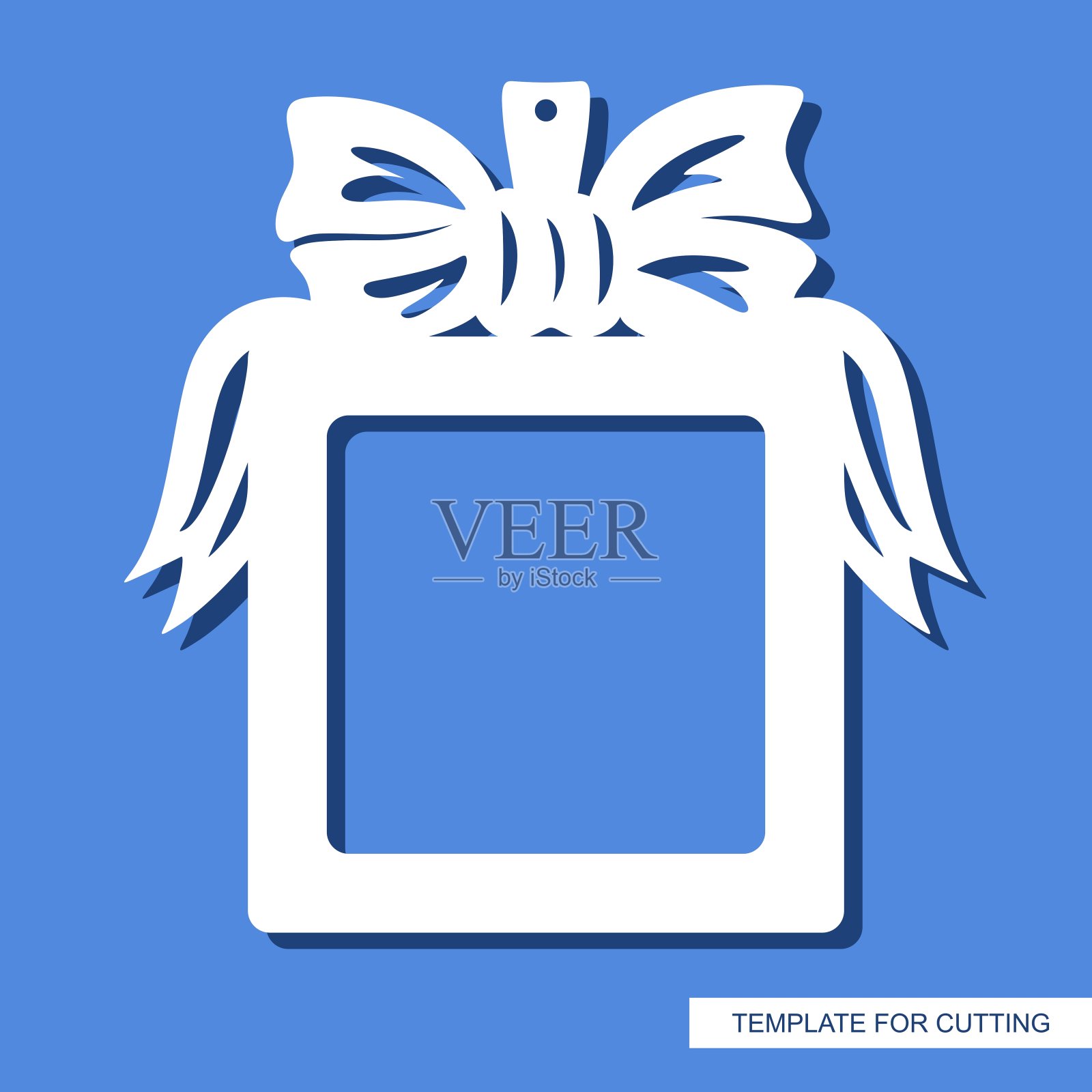 广场相框。插画图片素材