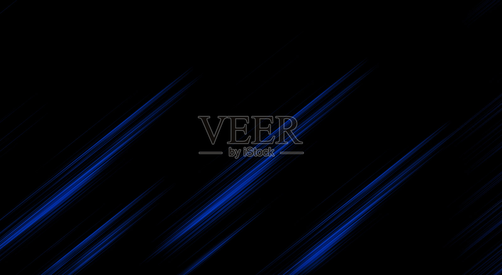 抽象的蓝色和黑色是浅色的图案，带有渐变，是用地板墙的金属质感，软技术对角线背景黑色，黑色，干净，现代。照片摄影图片