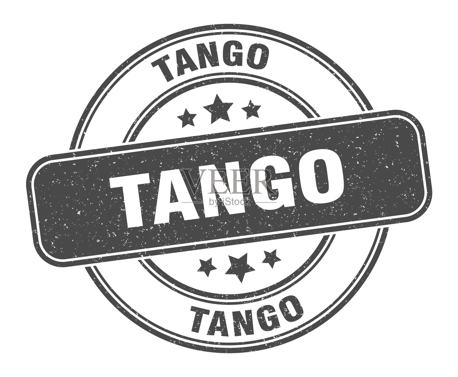 探戈邮票探戈标签圆形grunge标志插画图片素材