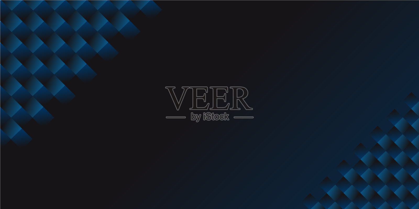 抽象渐变蓝色豪华线条模板插画图片素材