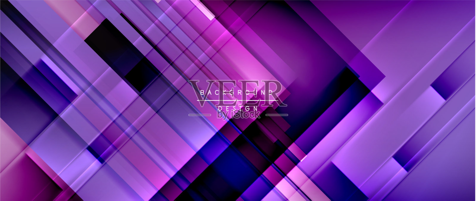 动态线条上的流体颜色梯度流行设计模板素材