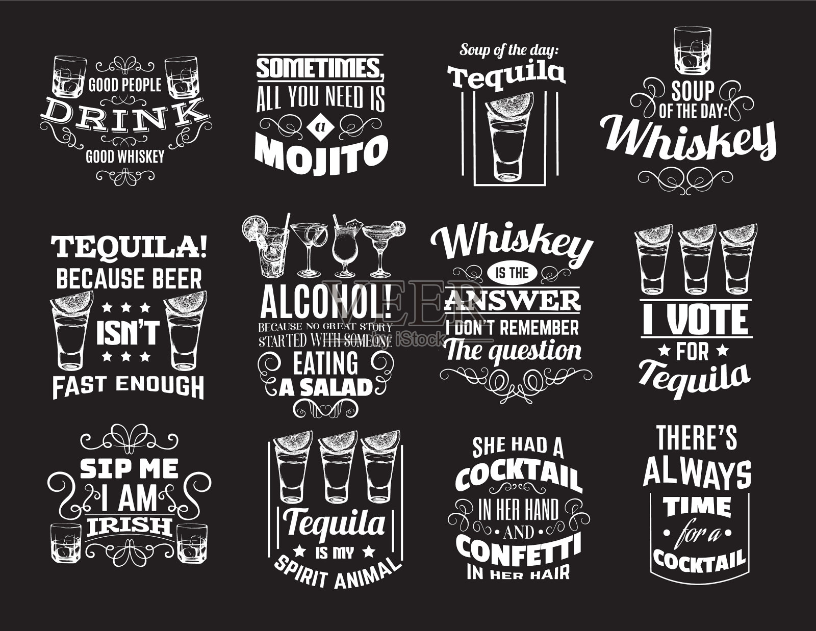 收藏报价印刷背景插画图片素材