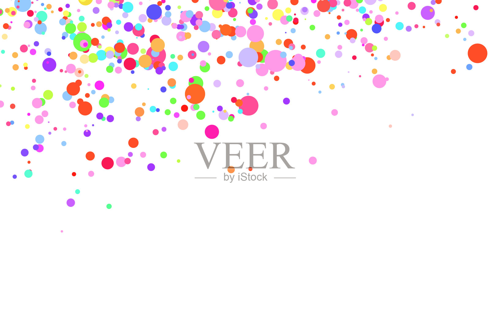 浅色多色背景，彩色矢量纹理与圆圈。横幅飞溅的效果。闪烁的银色点抽象插图与模糊的雨滴。图案网页，横幅，海报，卡片插画图片素材