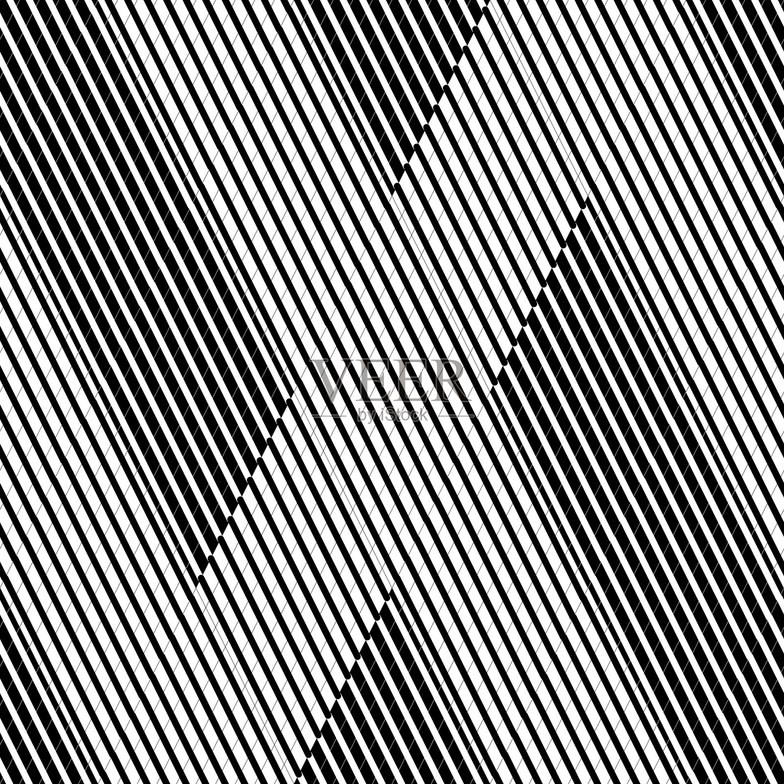 无缝模式与斜黑色部分插画图片素材