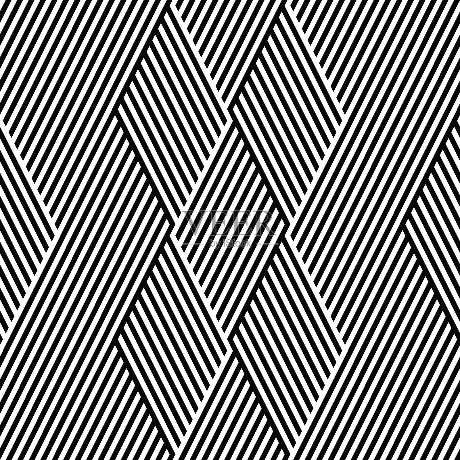 无缝模式与斜黑色部分插画图片素材