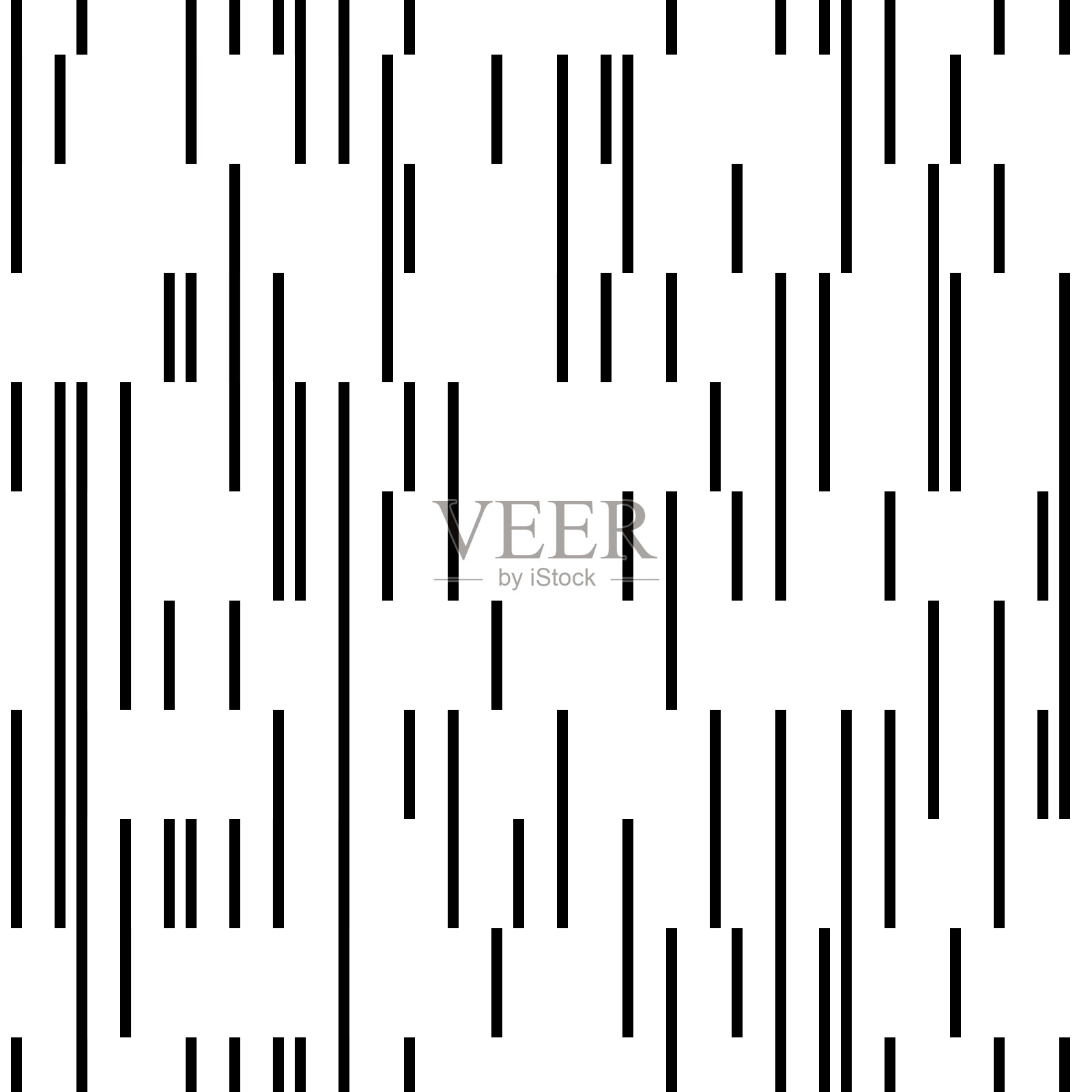 无缝模式与垂直黑色线插画图片素材