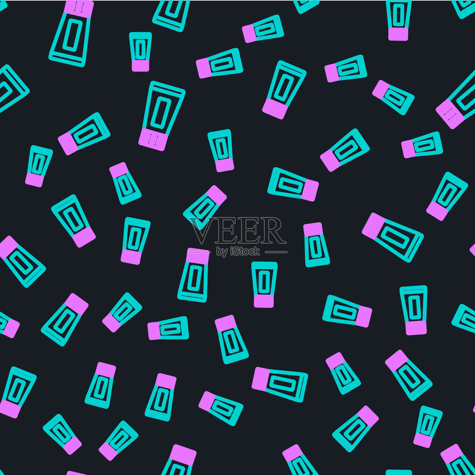 线管牙膏图标隔离无缝插画图片素材