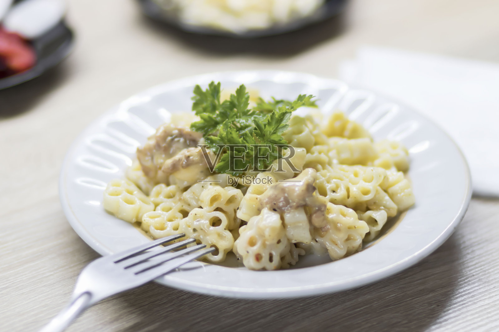 通心粉和奶酪照片摄影图片