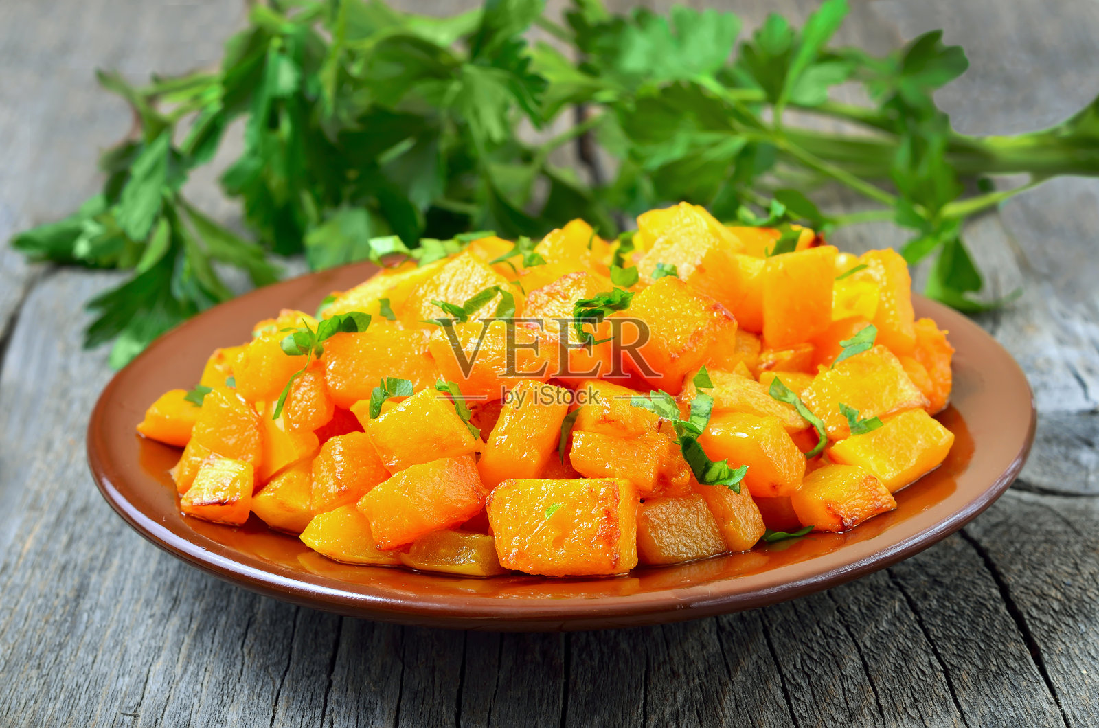 炖南瓜照片摄影图片