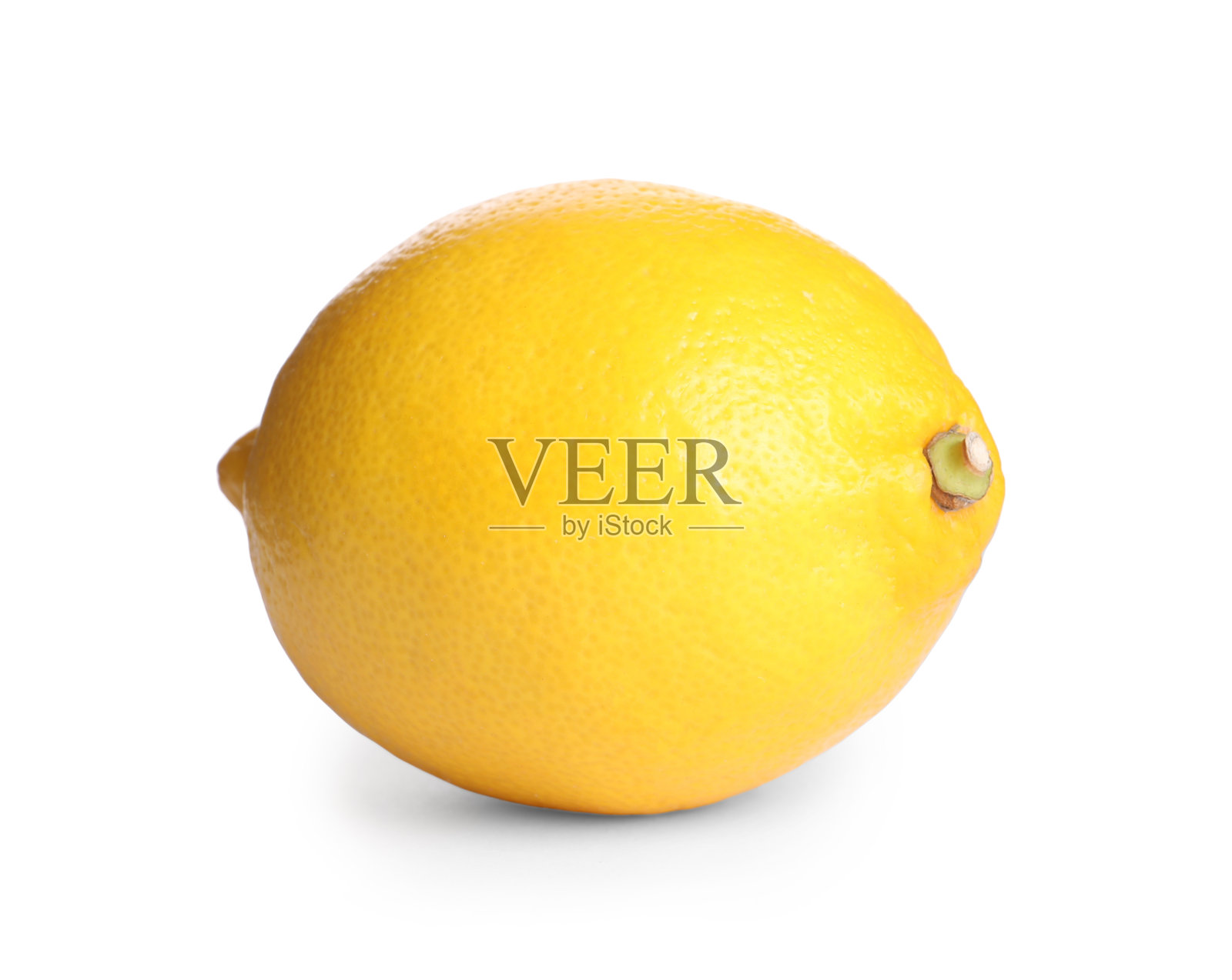 美味的成熟柠檬孤立在白色。奇异的水果照片摄影图片