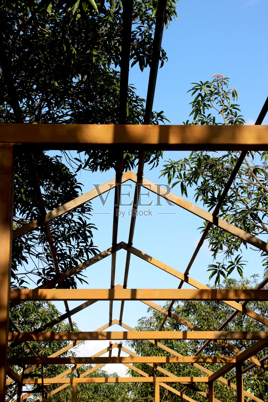 房屋建造前的制作工作照片摄影图片