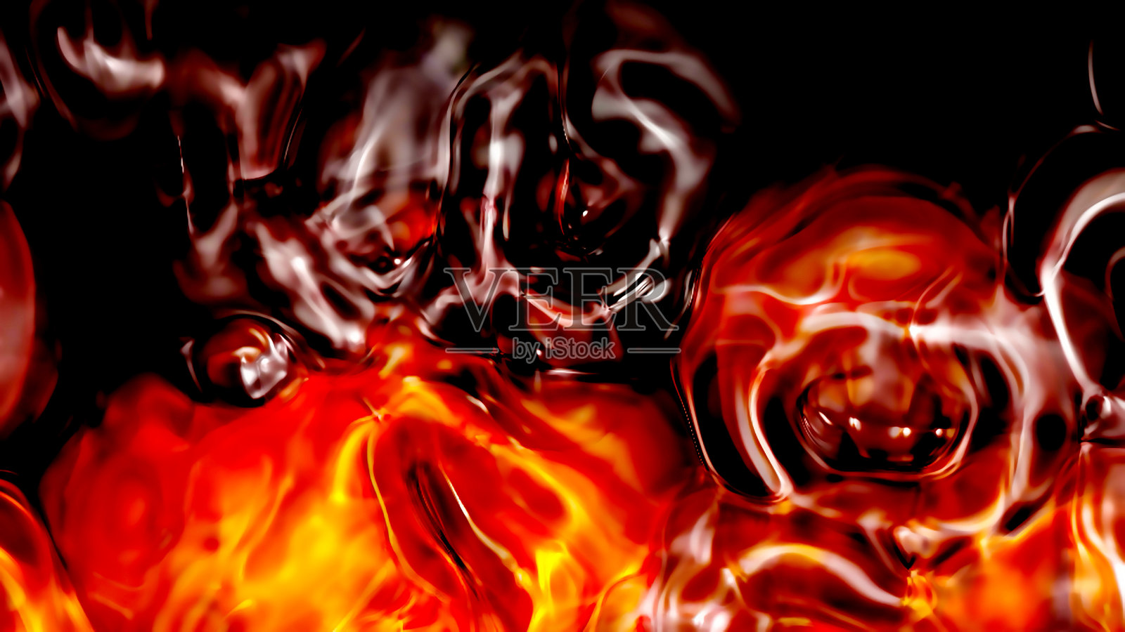 数字插图充满活力的泡泡背景照片摄影图片