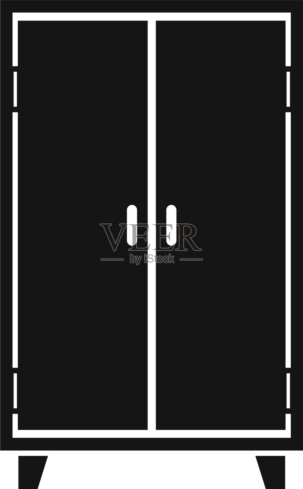 存储衣柜图标简单的风格图标素材