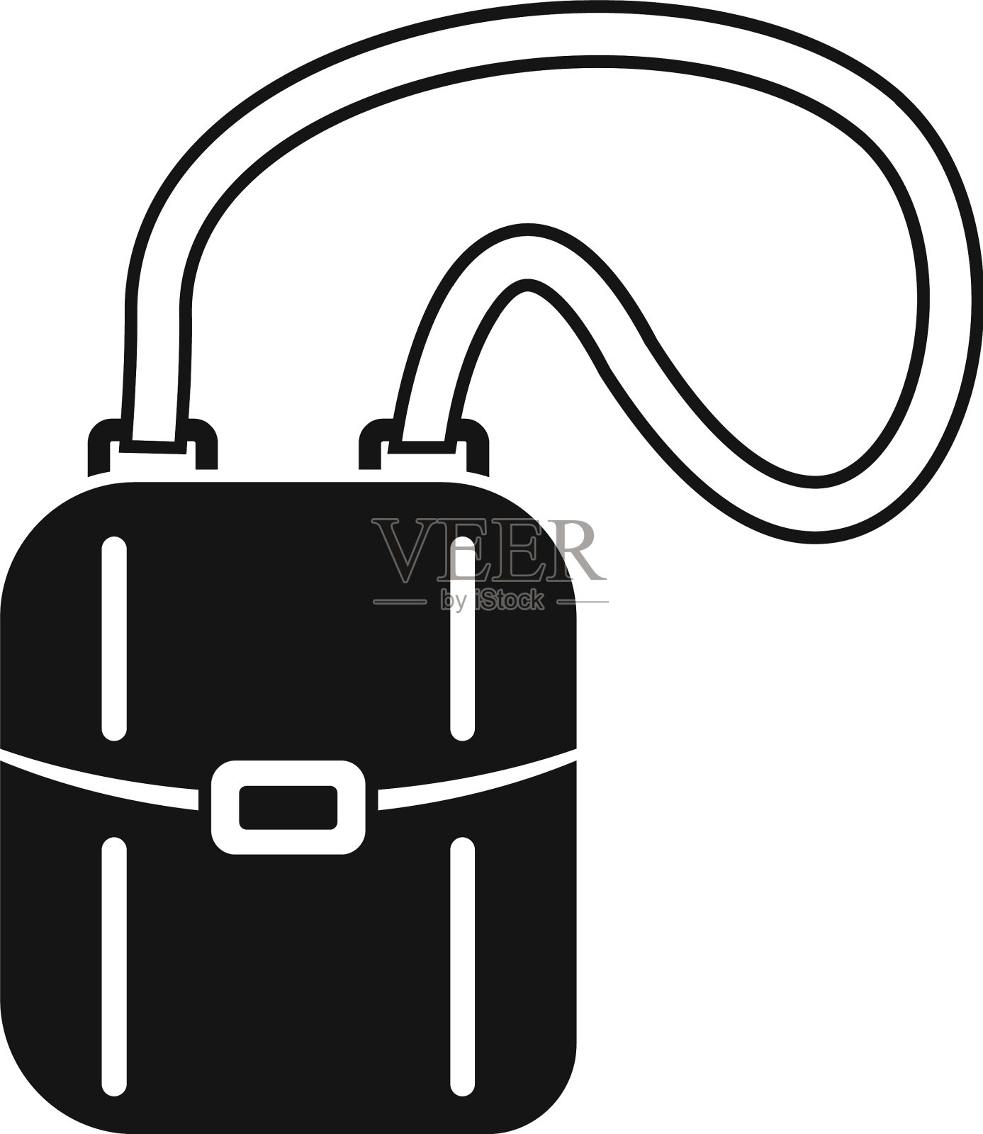 猎人狩猎袋图标简单的风格图标素材