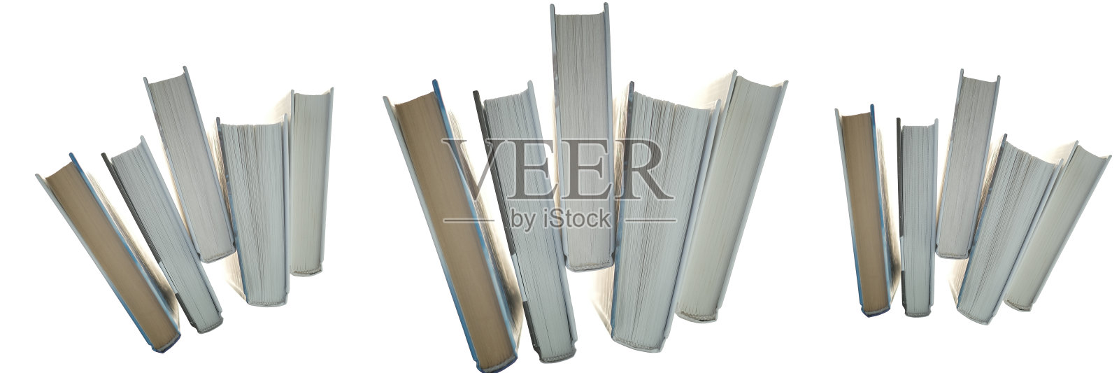 书旗帜。书被孤立在白色背景上。读书和文学。学习和教育理念。书一天假期。书展的横幅照片摄影图片