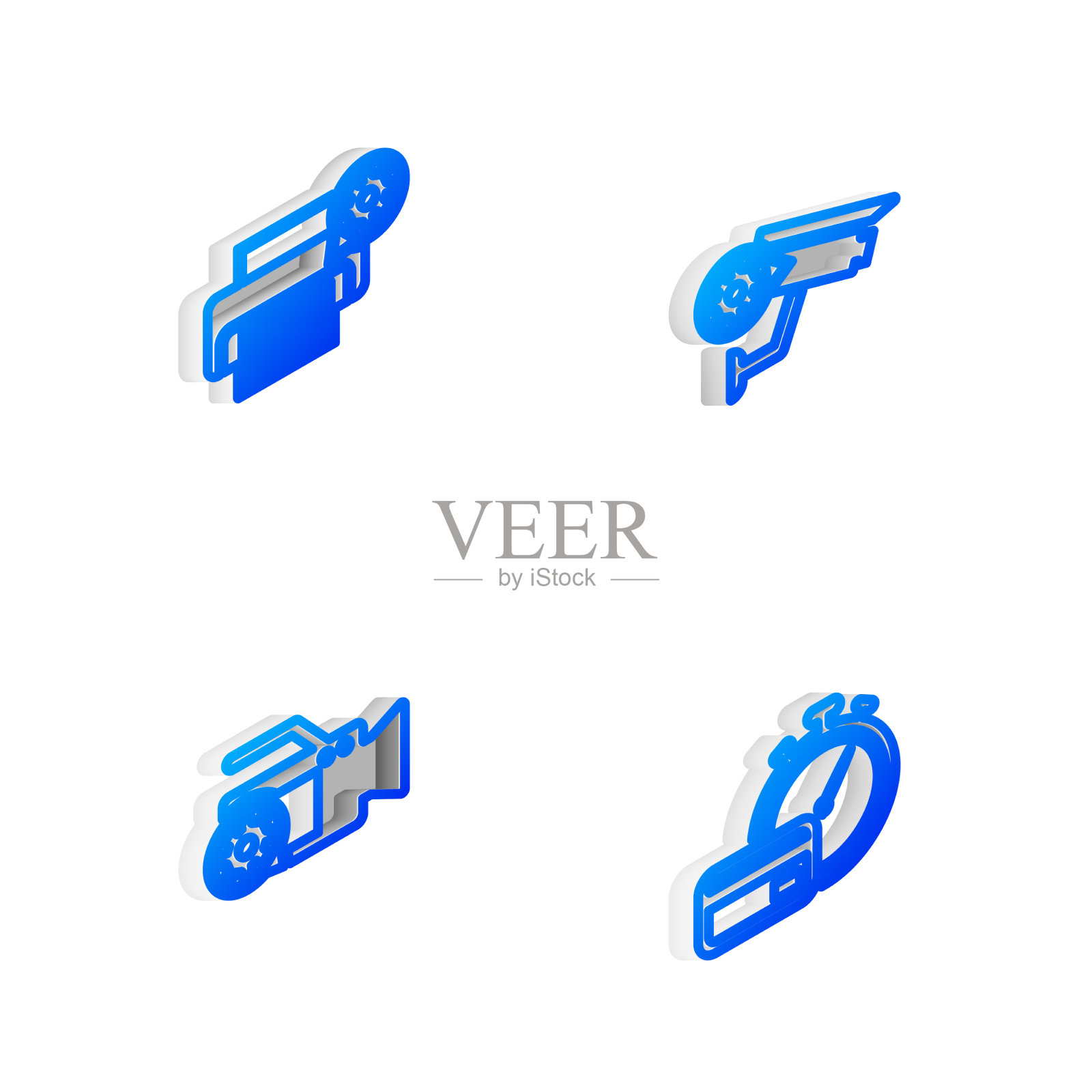 设置等距线安全摄像头设置图标素材