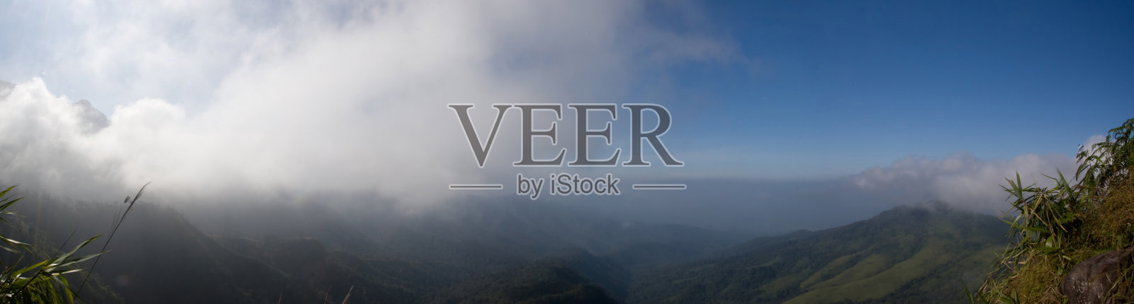 泰国乌塔拉底福梭岛国家公园的风景全景图照片摄影图片