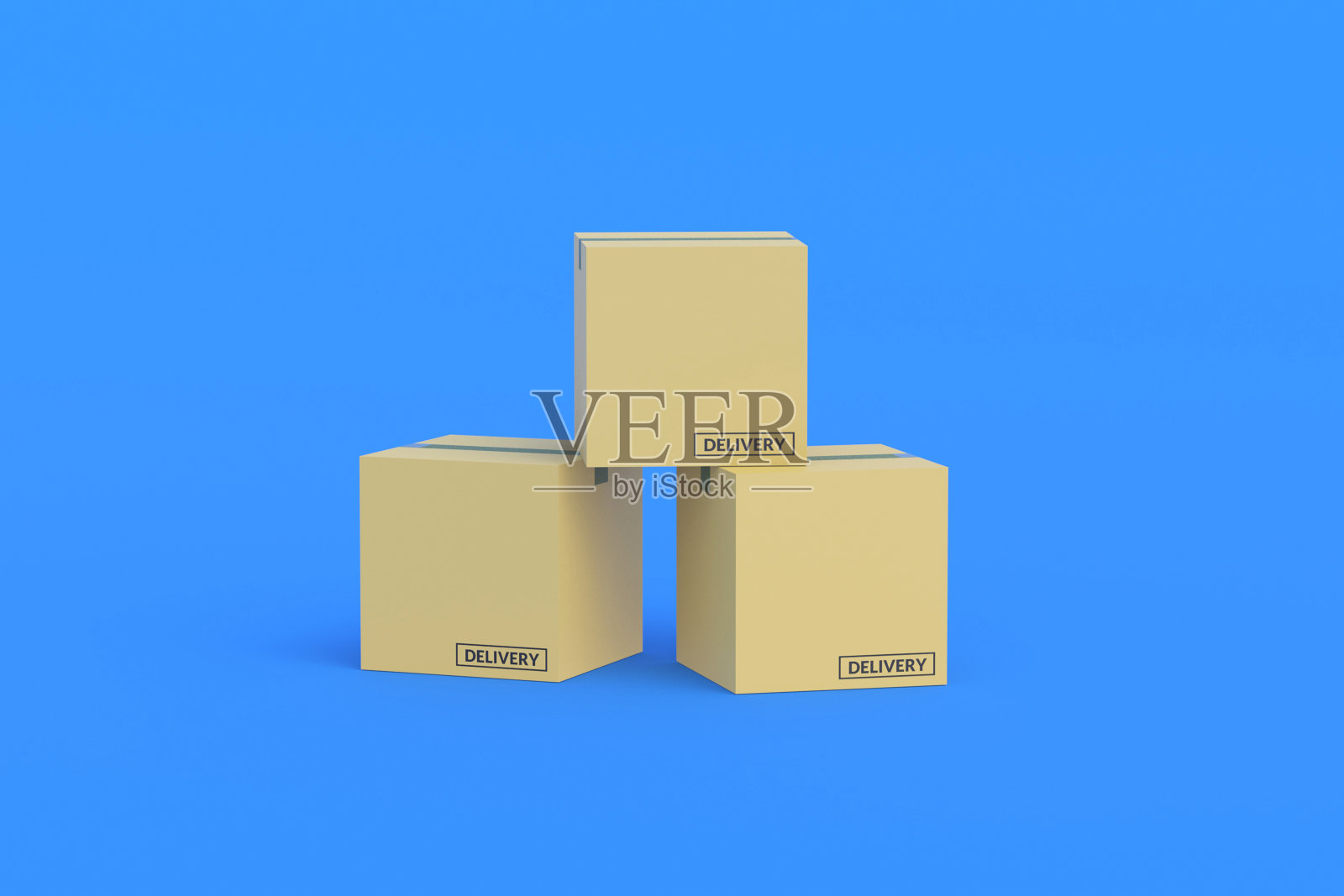 纸板箱。货运、物流。货物的进口、出口。存储的货物。国际贸易。批发采购,销售。快递公司。三维渲染照片摄影图片