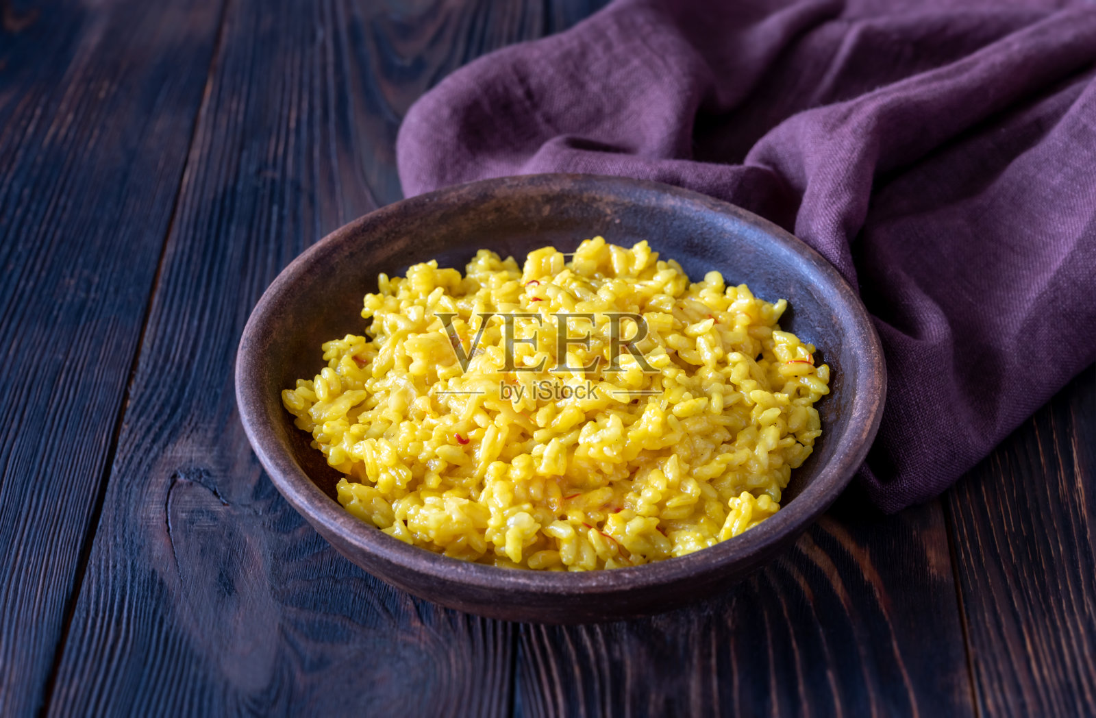 藏红花调味饭照片摄影图片