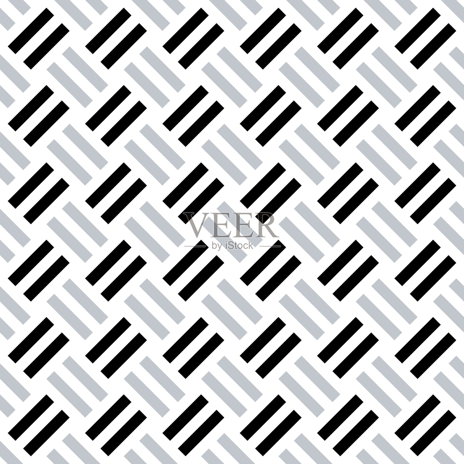 无缝图案与斜黑色和银色插画图片素材