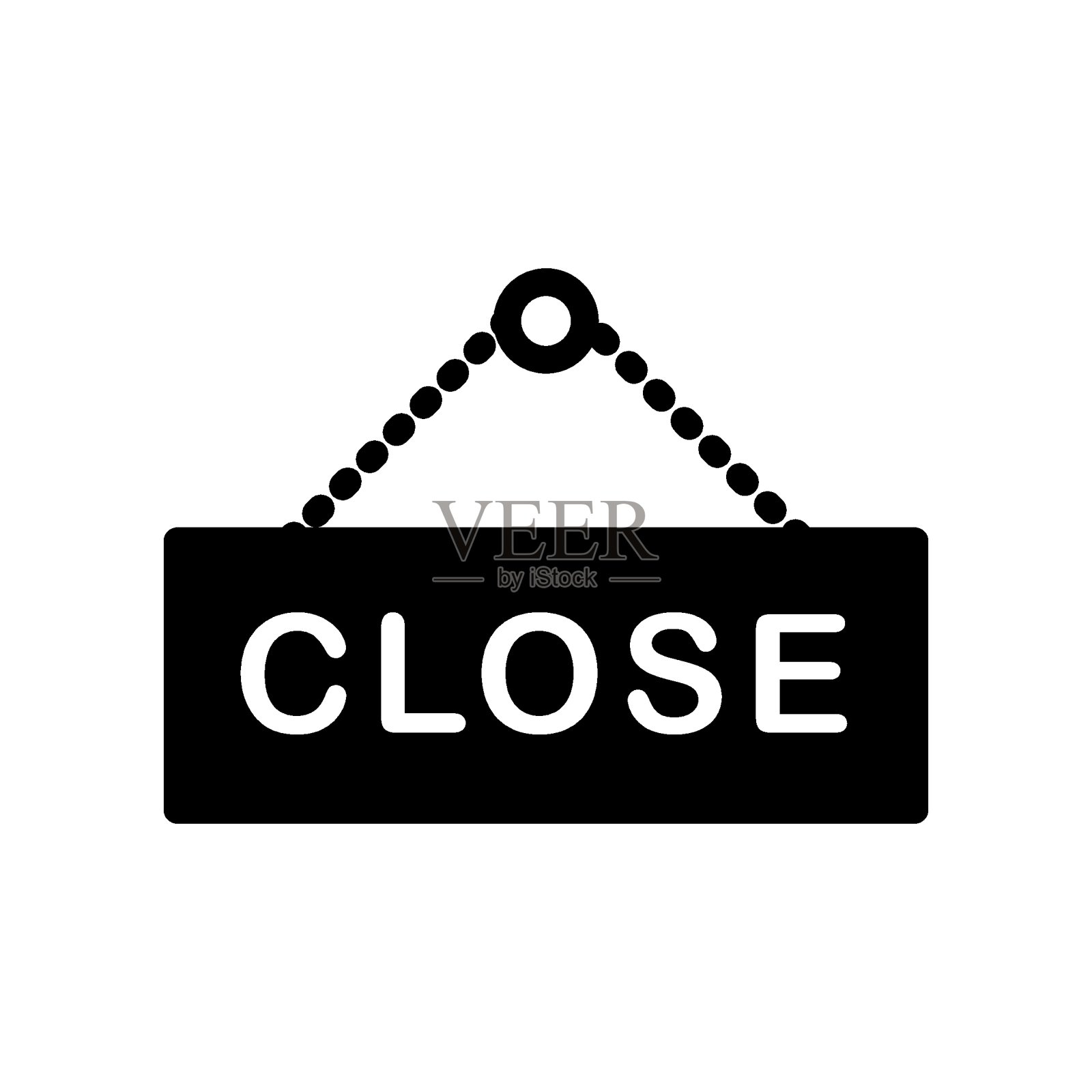 白色背景下文本的特写镜头图标素材