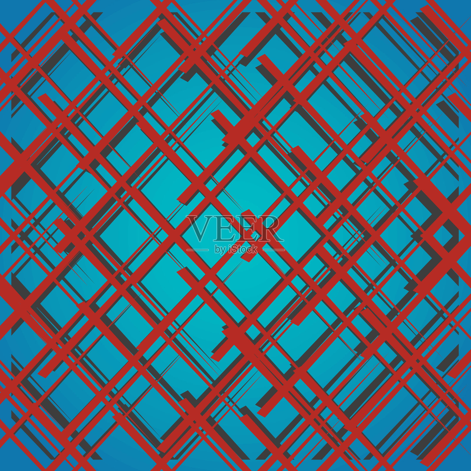 彩色几何图案插画图片素材